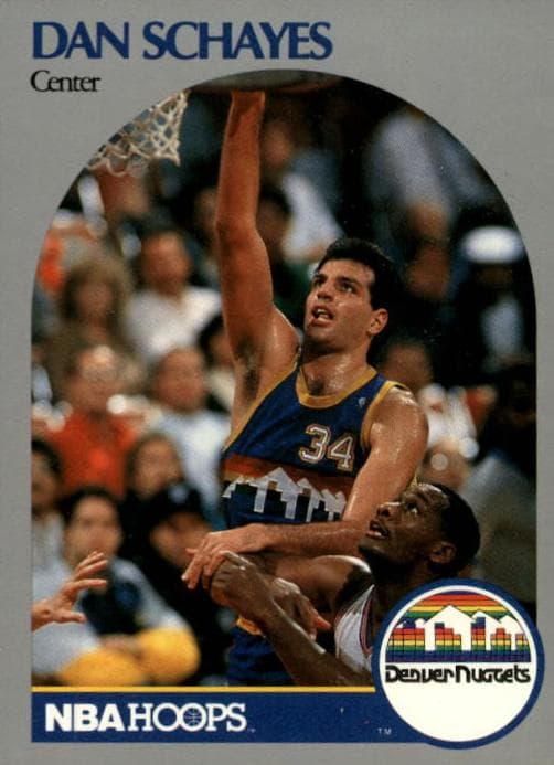 Dan Schayes trading card