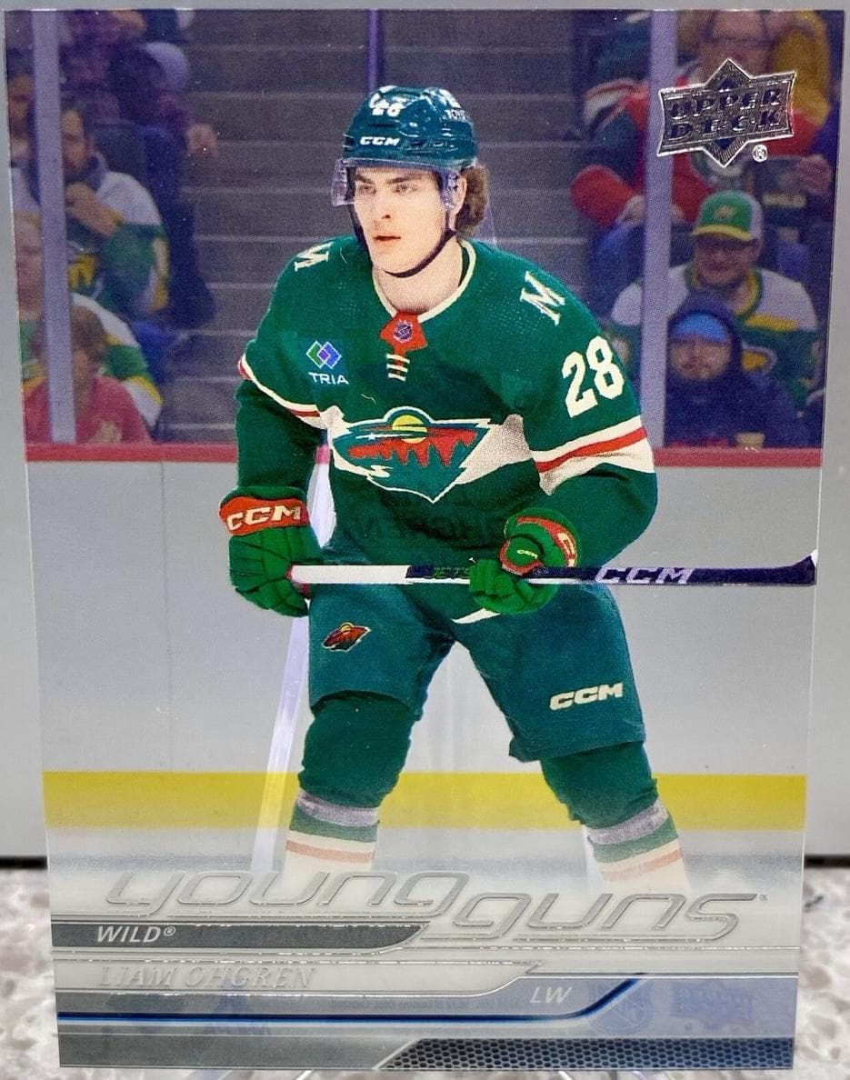 Liam Ohgren trading card