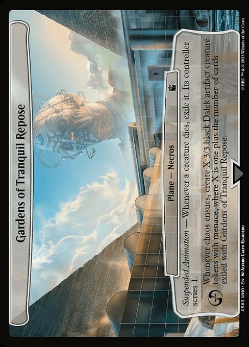 Gardens of Tranquil Repose 2023 Magic: The Gathering Doctor Who