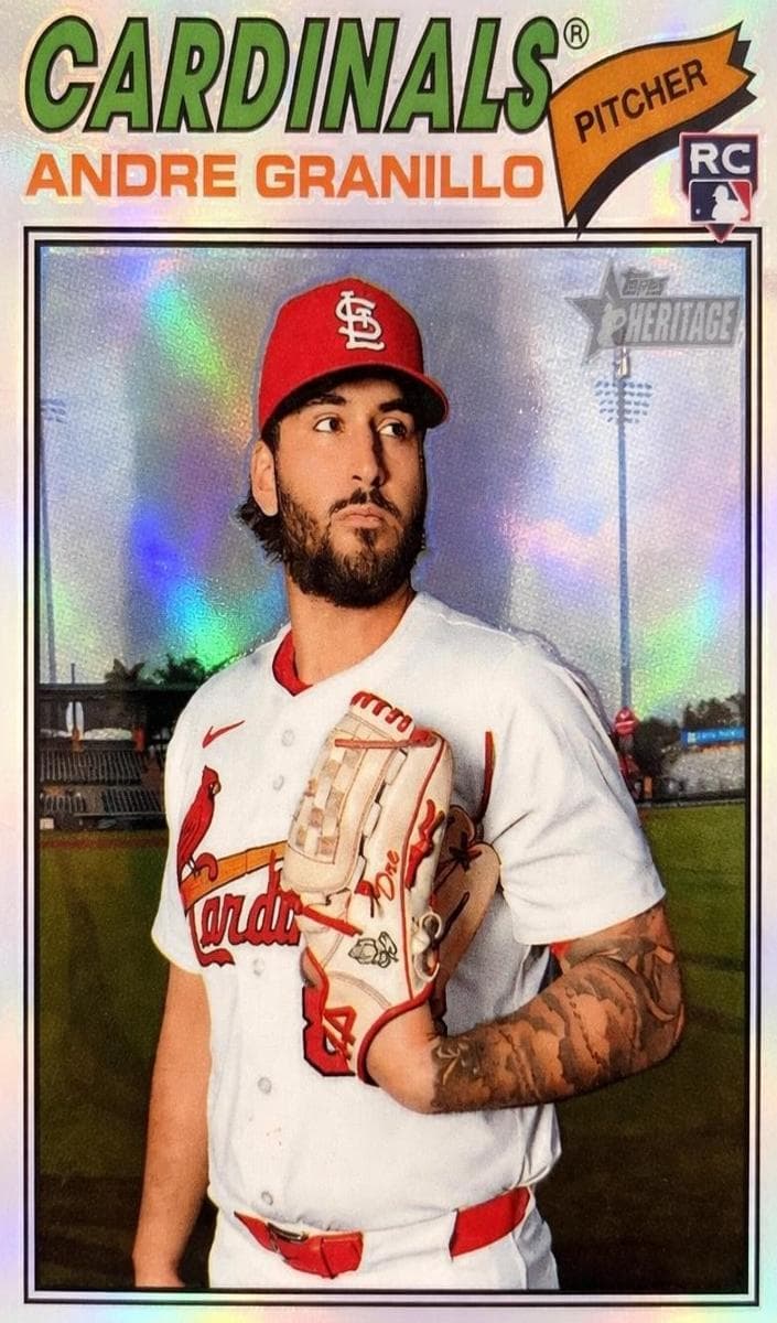 Andre Granillo 2026 topps Topps Heritage