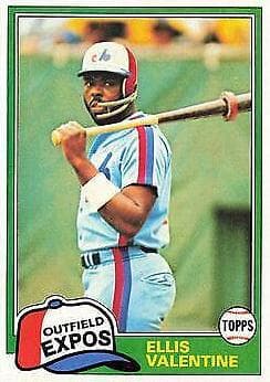 Ellis Valentine 1981 topps Topps