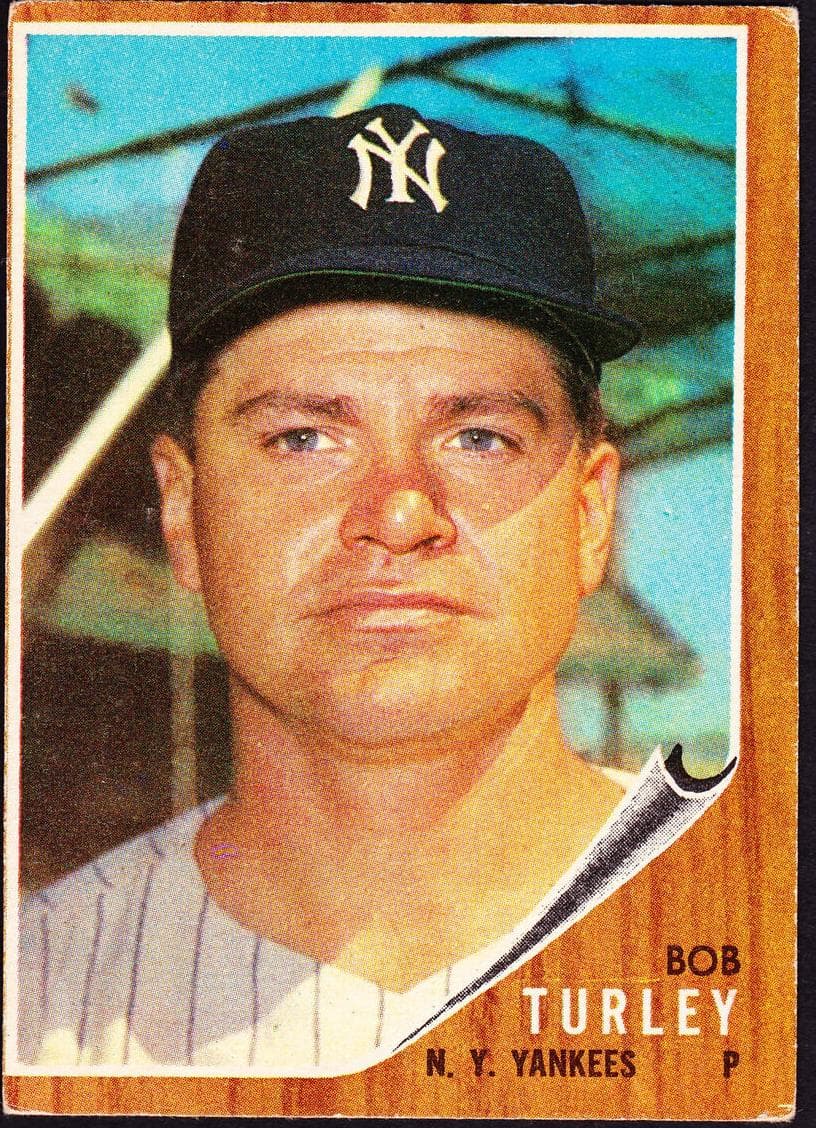 Bob Turley 1962 topps Topps