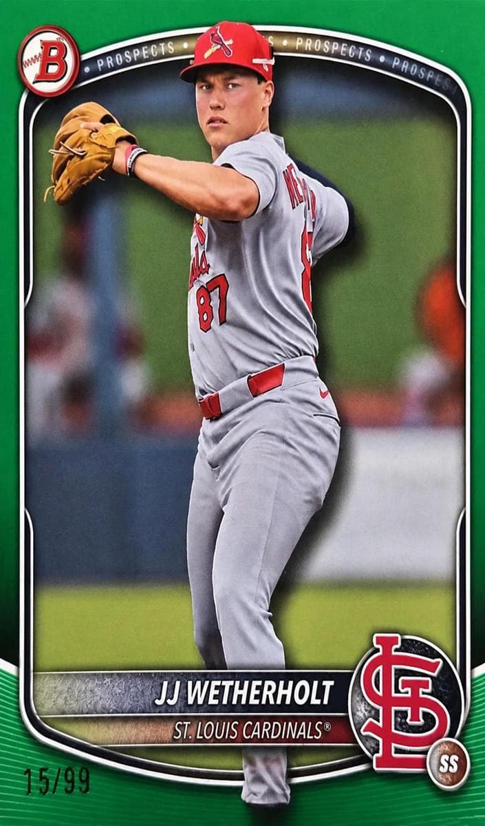 JJ Wetherholt 2025 bowman Bowman Draft