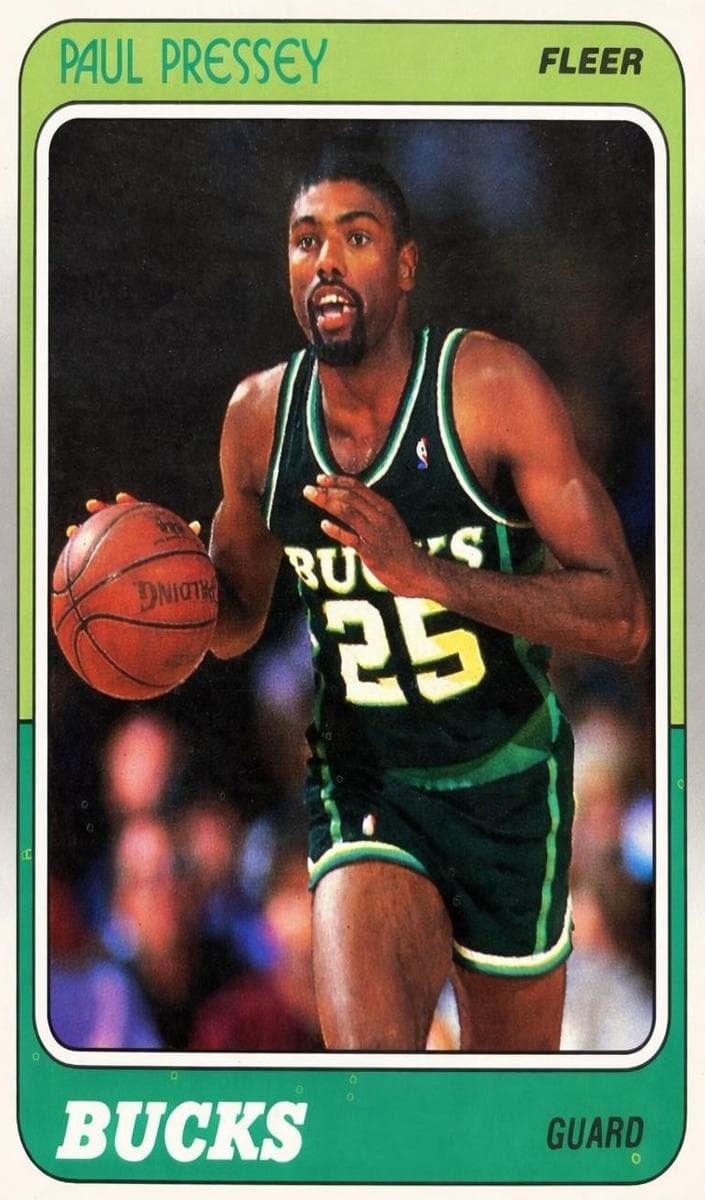 Paul Pressey trading card