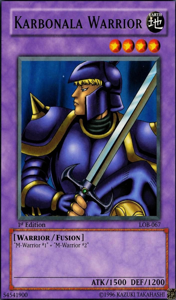 Karbonala Warrior 2002 Yu-Gi-Oh!
