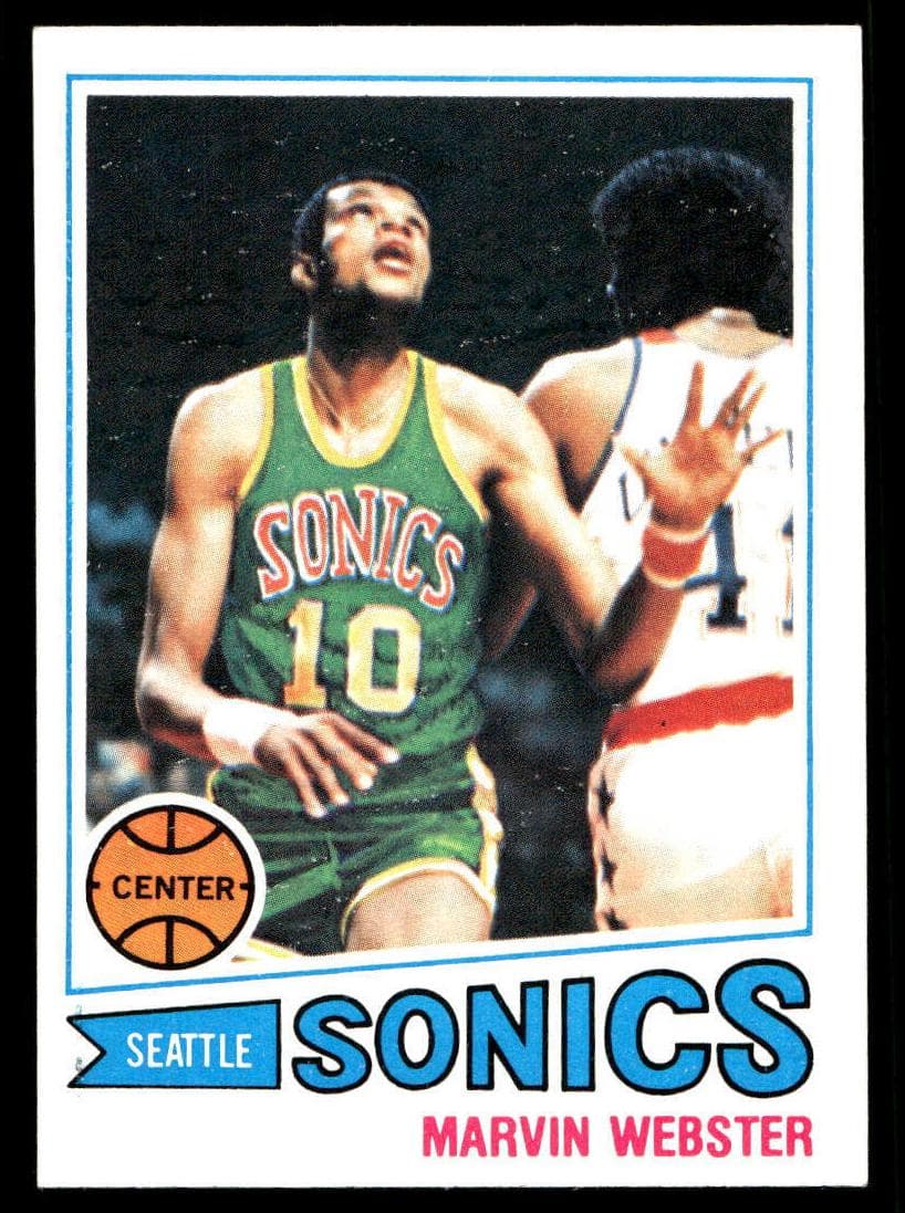 Marvin Webster 1977 topps Topps