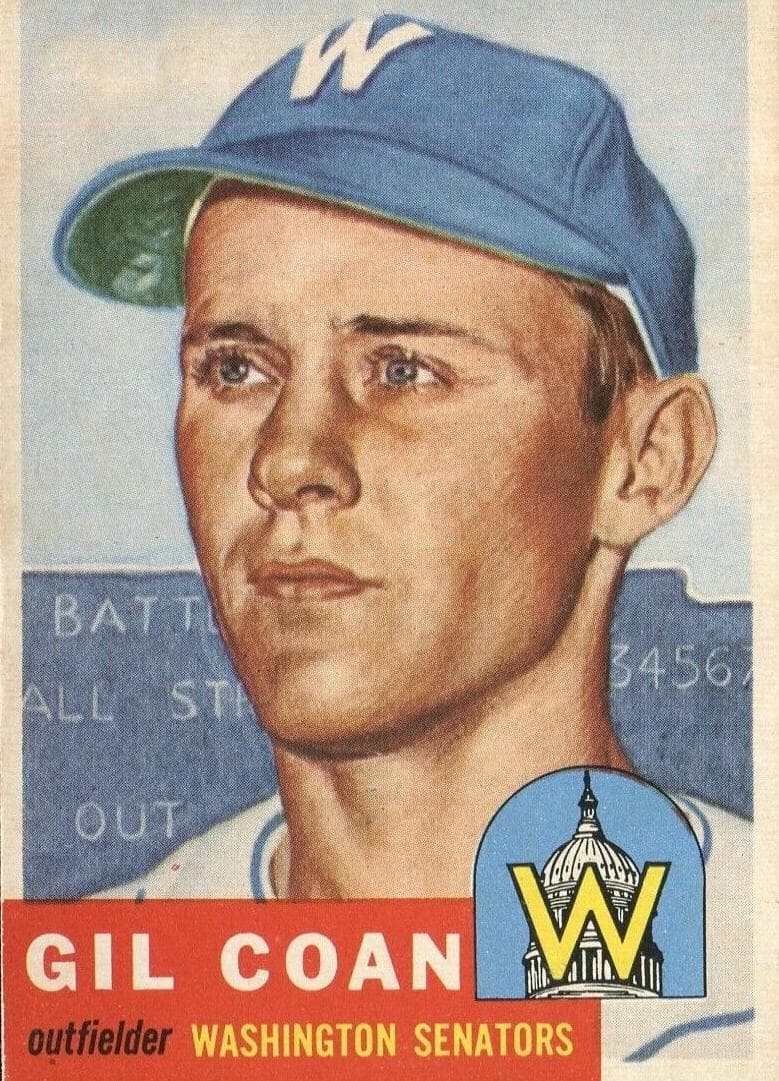 Gil Coan 1953 topps Topps