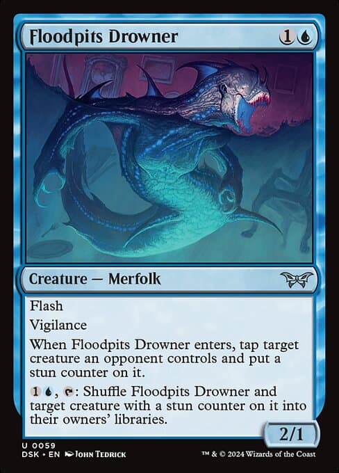 Floodpits Drowner 2024 Magic: The Gathering Duskmourn: House of Horror