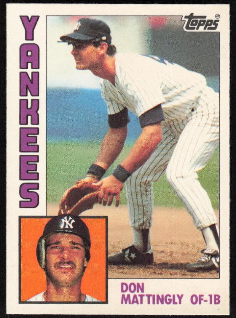 Don Mattingly 1984 Topps rookie card