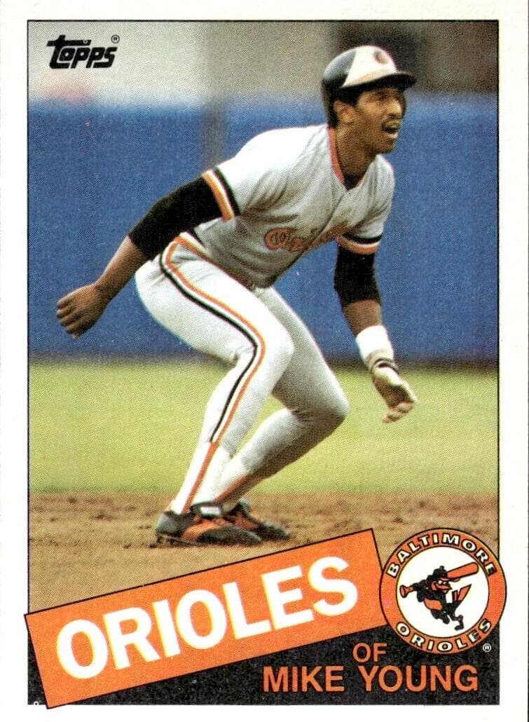 Mike Young trading card