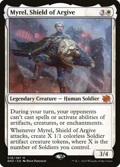 Myrel, Shield of Argive 2022 Magic: The Gathering Brother's War
