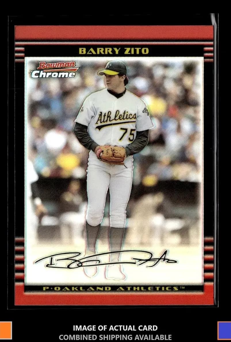 Barry Zito 2002 bowman Bowman