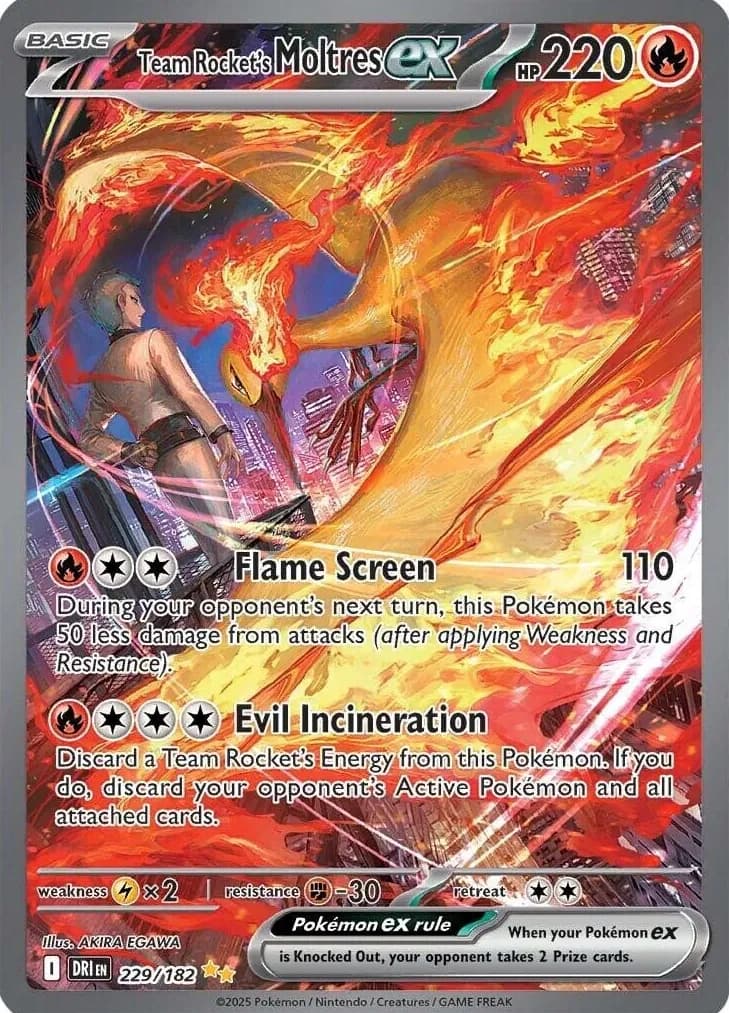 Team Rocket's Moltres EX #229
