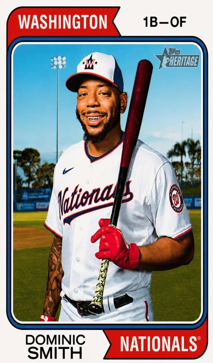 Dominic Smith trading card