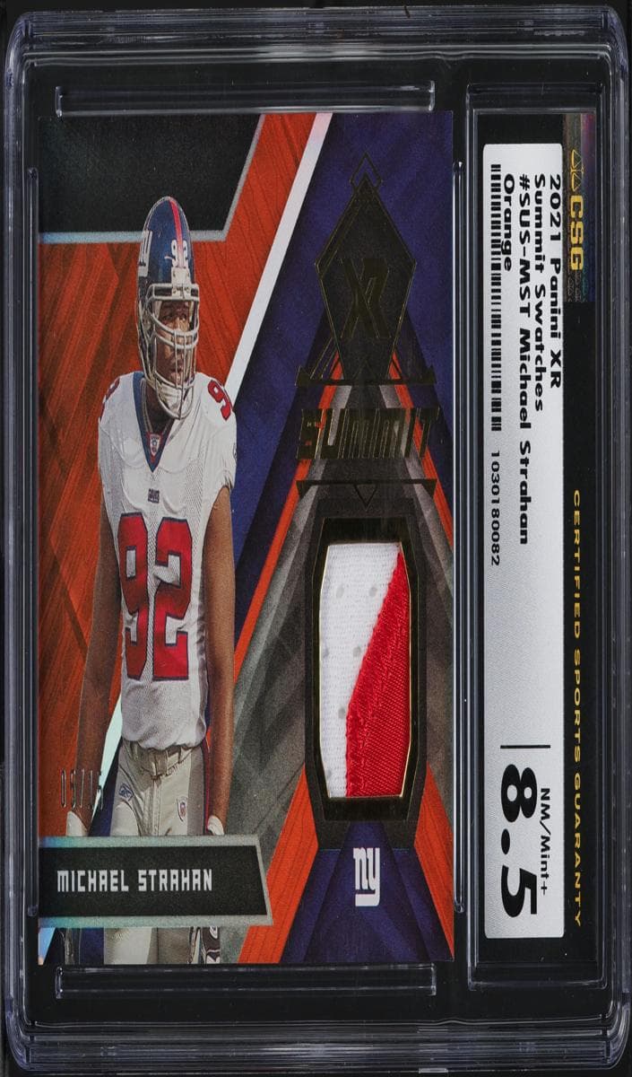 Michael Strahan 2021 panini