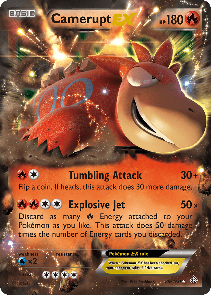 Camerupt EX 2015 Pokemon