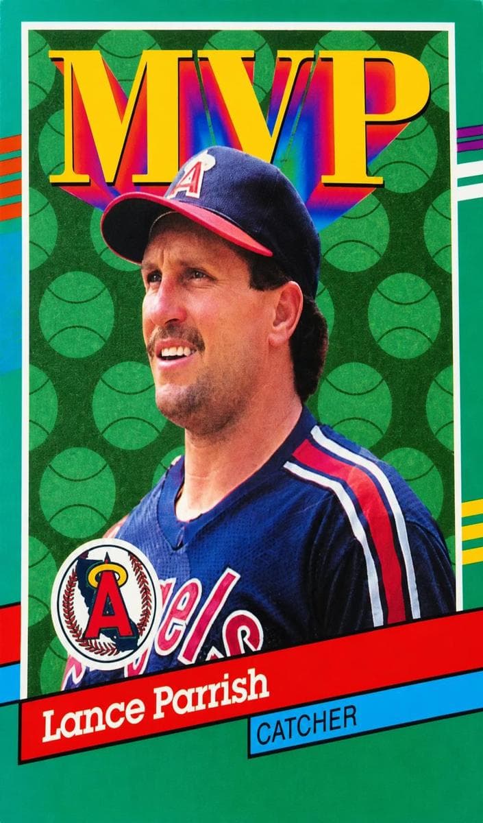 Lance Parrish 1991 panini Donruss