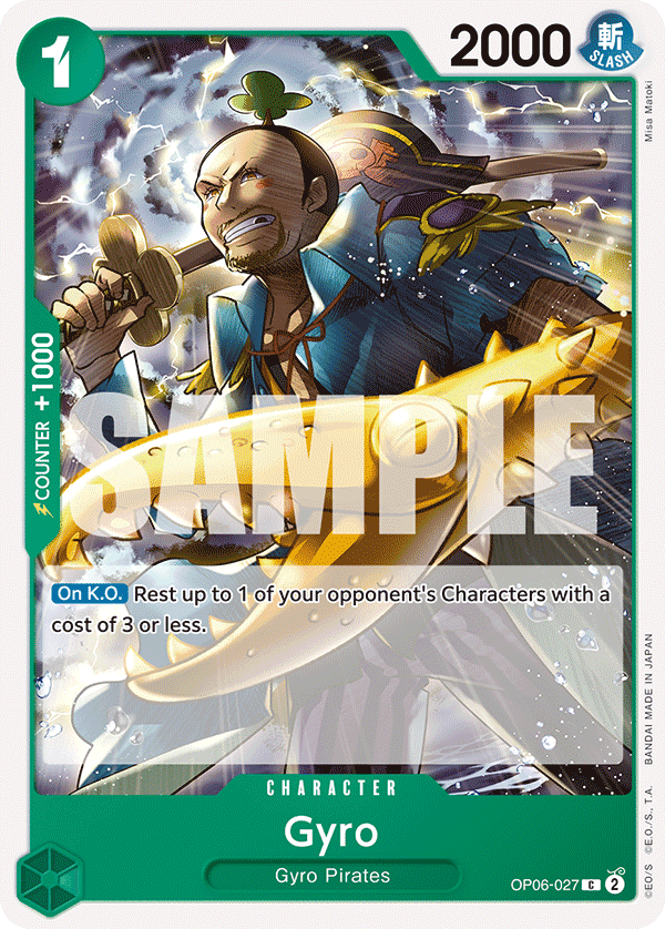 Gyro 2024 One Piece Wings of the Captain