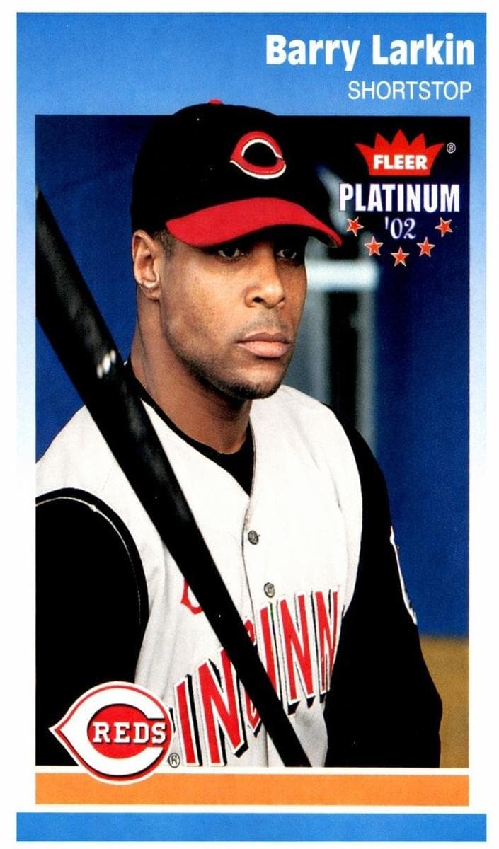 Barry Larkin 2002 fleer Fleer Platinum