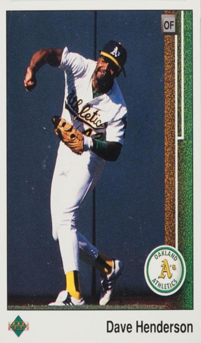 Dave Henderson 1989 upper-deck