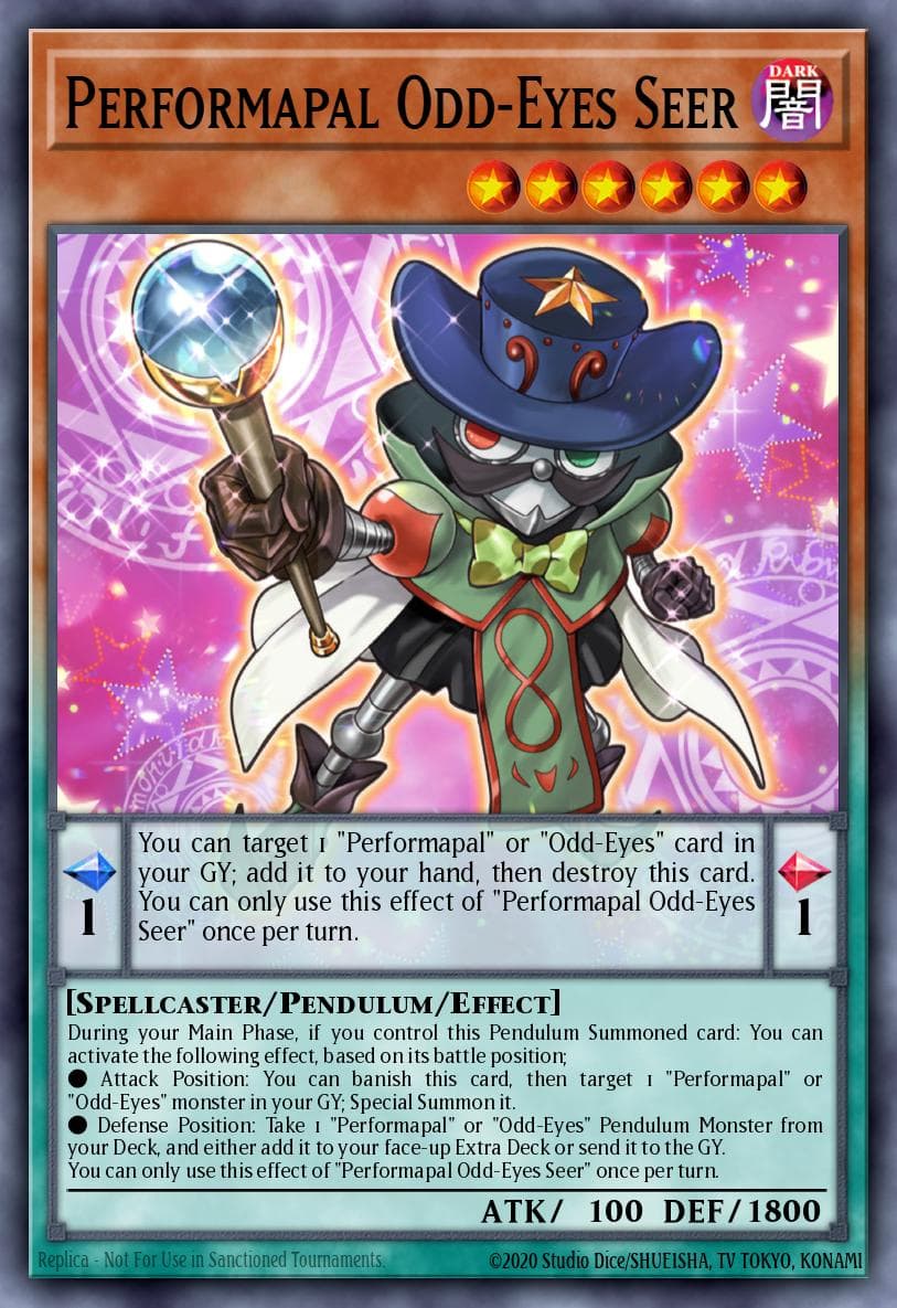 Performapal Odd-Eyes Seer 2022 Yu-Gi-Oh! Battles of Legend: Crystal Revenge
