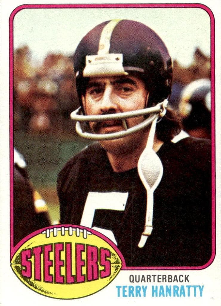 Terry Hanratty 1976 topps Topps