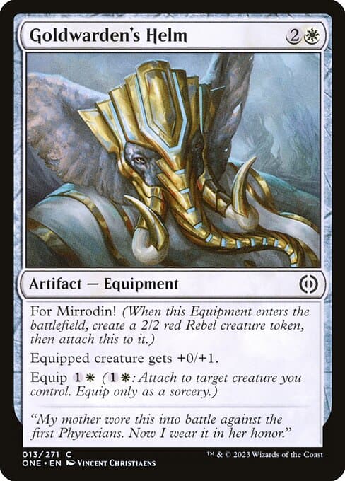 Goldwarden's Helm #13