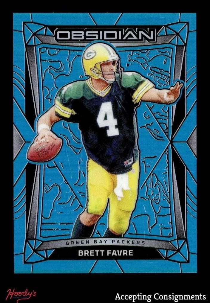 Brett Favre 2024 Panini Obsidian auto card
