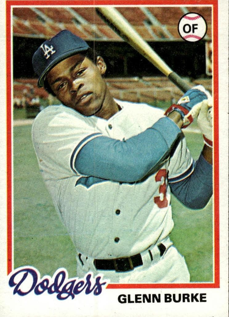 Glenn Burke 1978 topps Topps