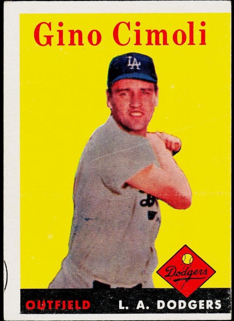 Gino Cimoli 1958 topps Topps