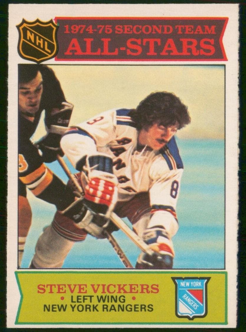 Steve Vickers 1975 topps Topps