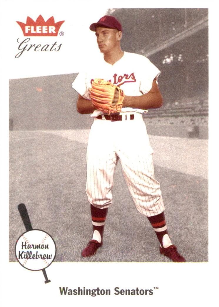 Harmon Killebrew trading card