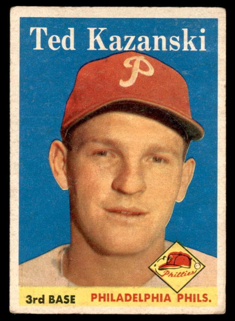 Ted Kazanski 1958 topps Topps