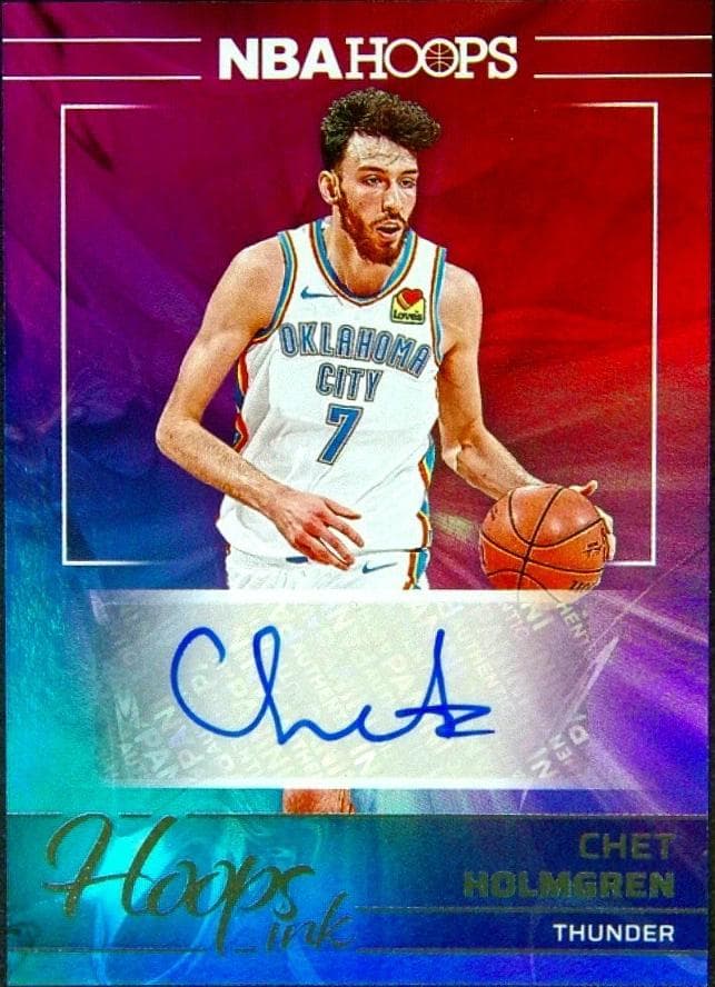 Chet Holmgren 2024 Hoops auto card