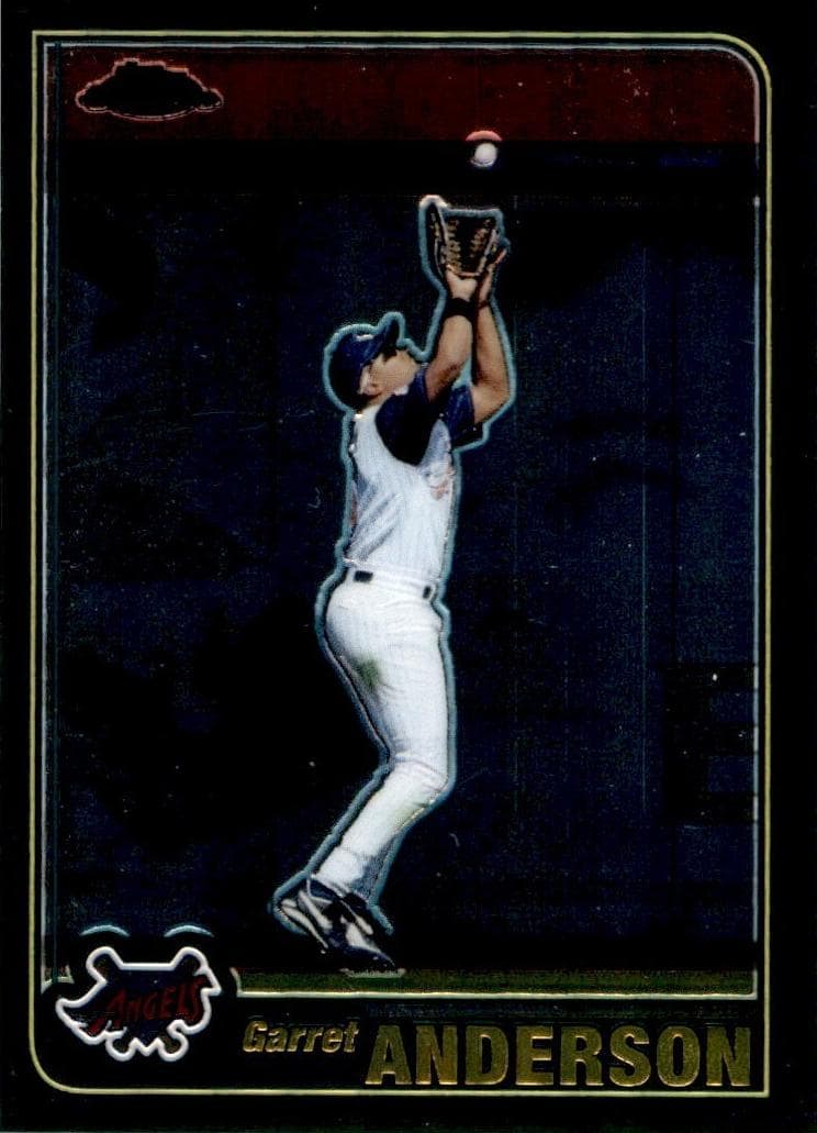 Garret Anderson 2001 topps Topps Chrome