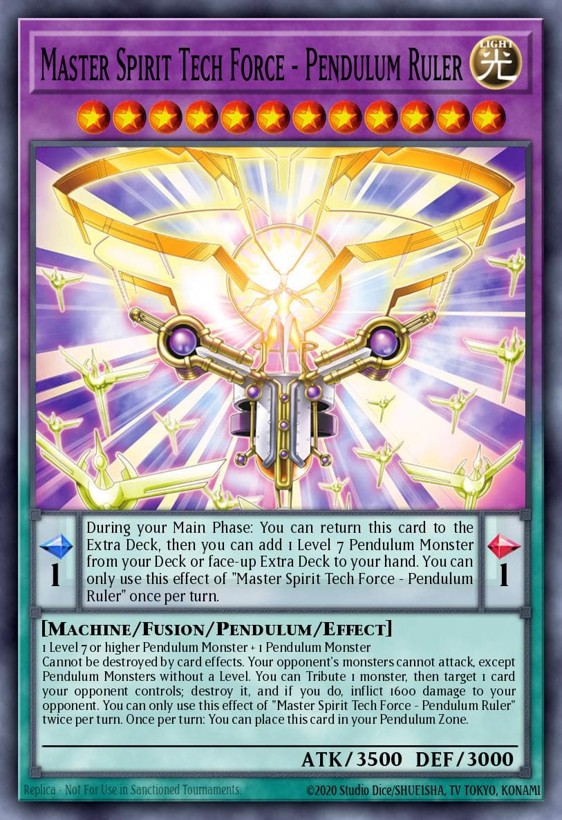 Master Spirit Tech Force - Pendulum Ruler 2026 Yu-Gi-Oh! Japanese Limit Over Collection: Heroes Prismatic Secret Rare