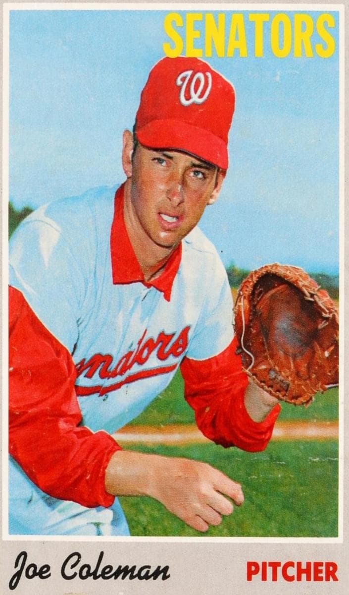 Joe Coleman 1970 topps