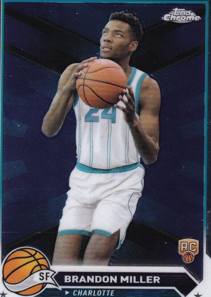 Brandon Miller 2023 Topps Chrome rookie card