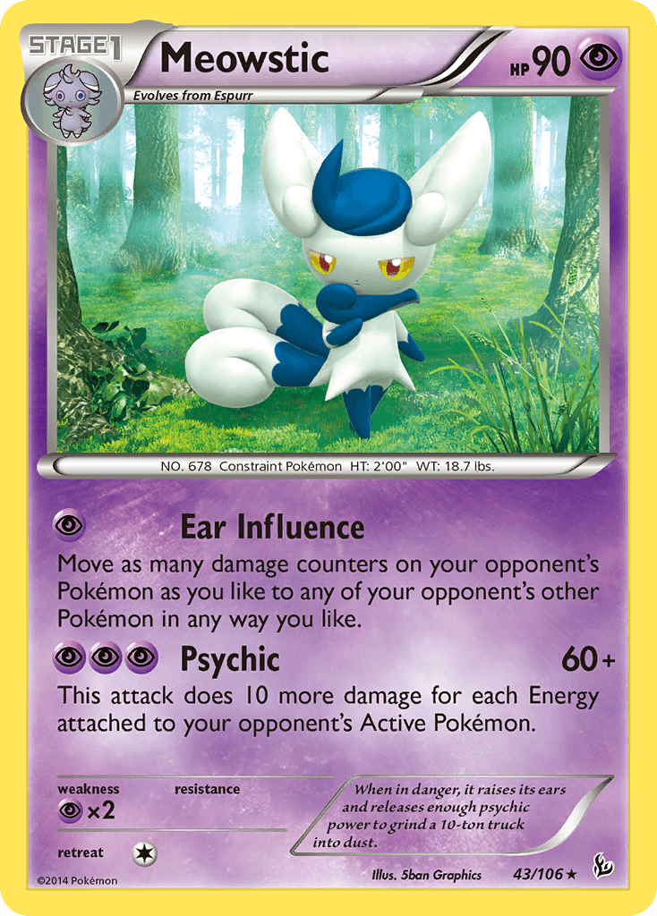 Meowstic 2014 Pokemon Flashfire