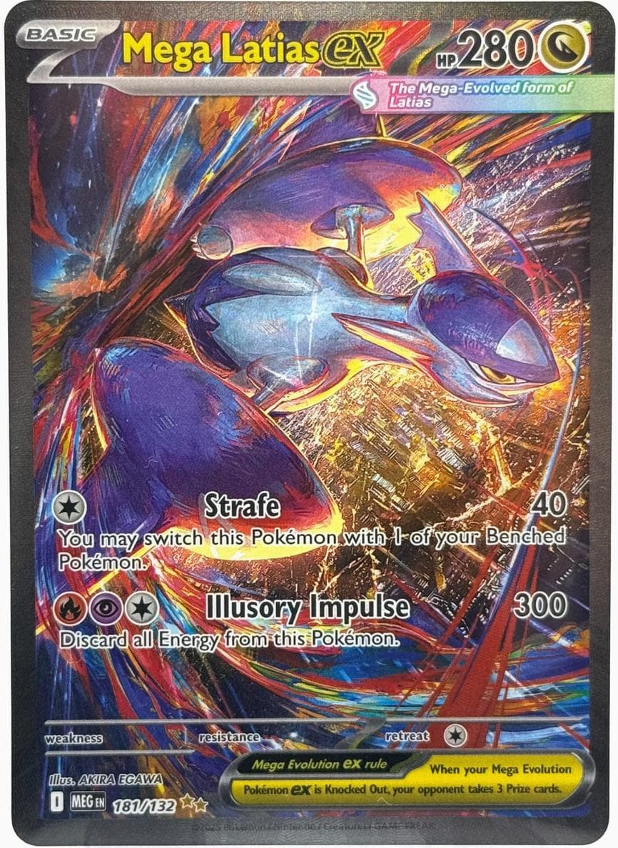 Mega Latias ex trading card