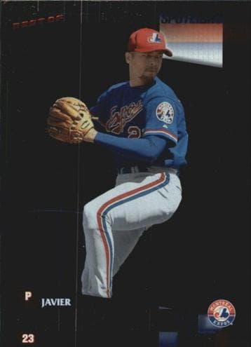 Javier Vazquez 2002 panini Donruss Best of Fan Club