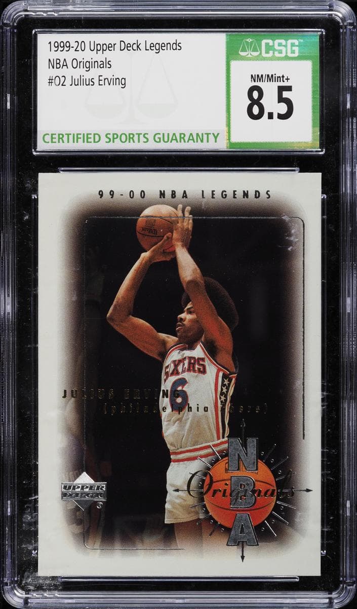 Julius Erving 1999 upper-deck Legends