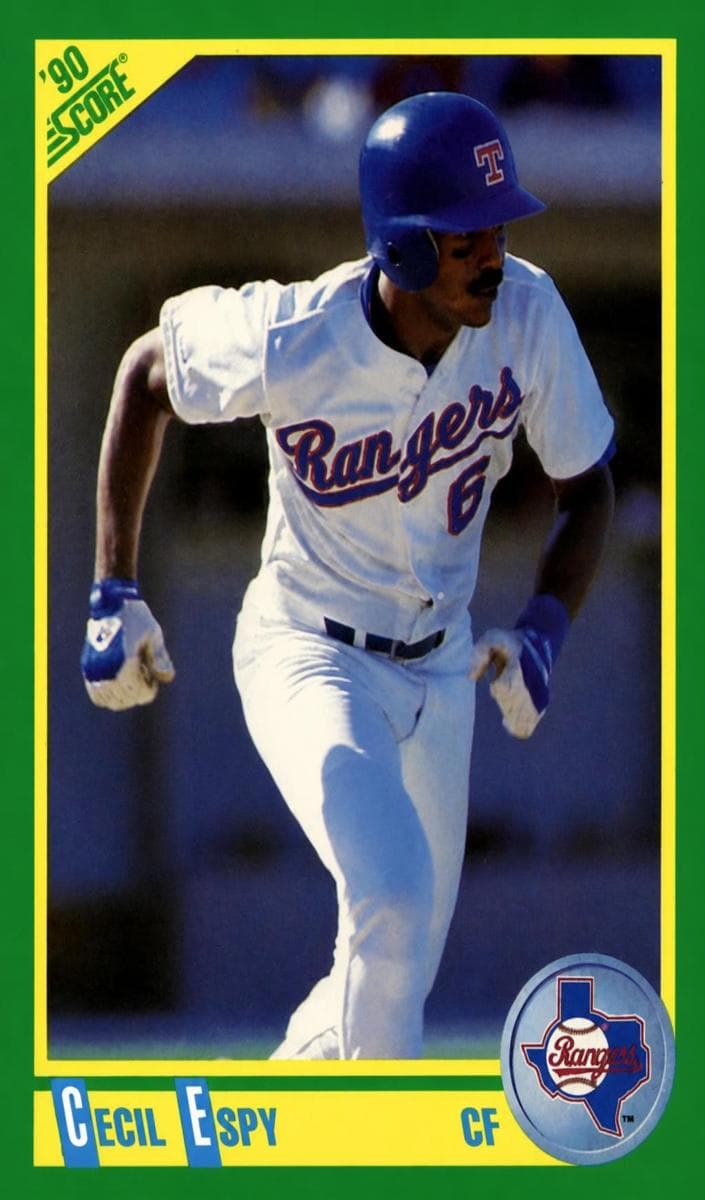 Cecil Espy trading card