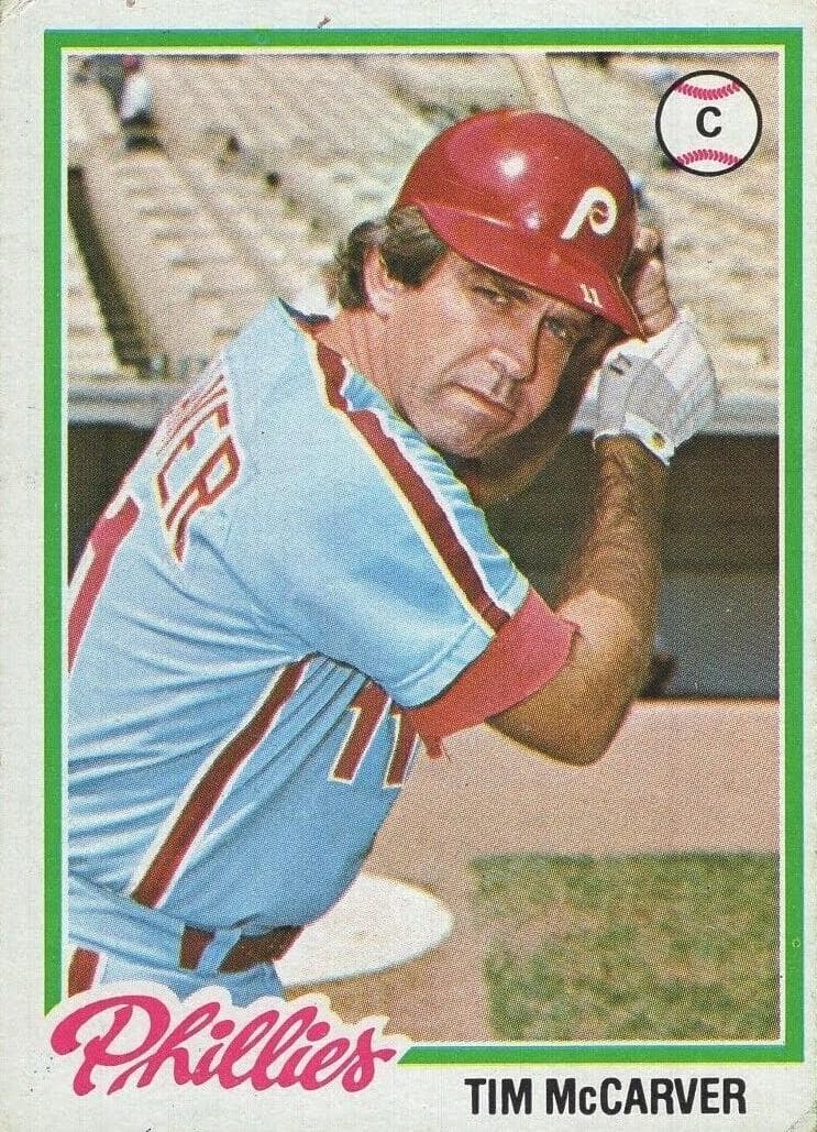 Tim McCarver 1978 topps Topps