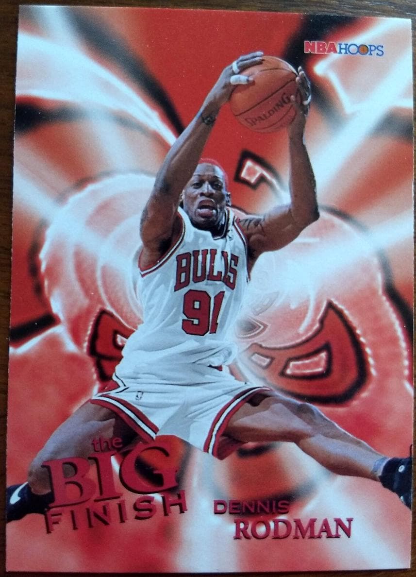 Dennis Rodman 1996 panini Hoops