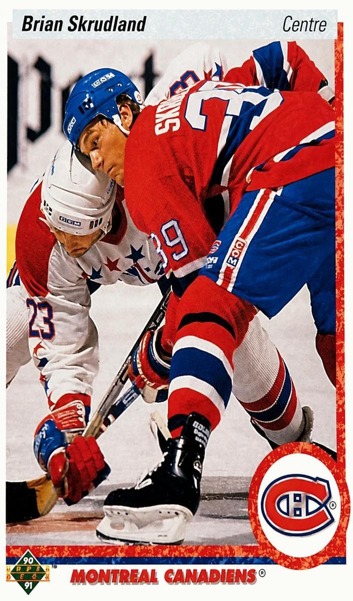 Brian Skrudland 1990 upper-deck Upper Deck