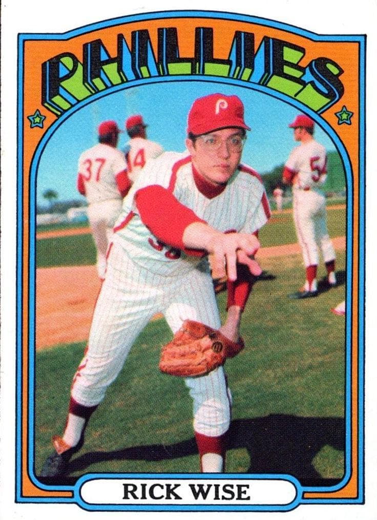 Rick Wise 1972 topps Topps