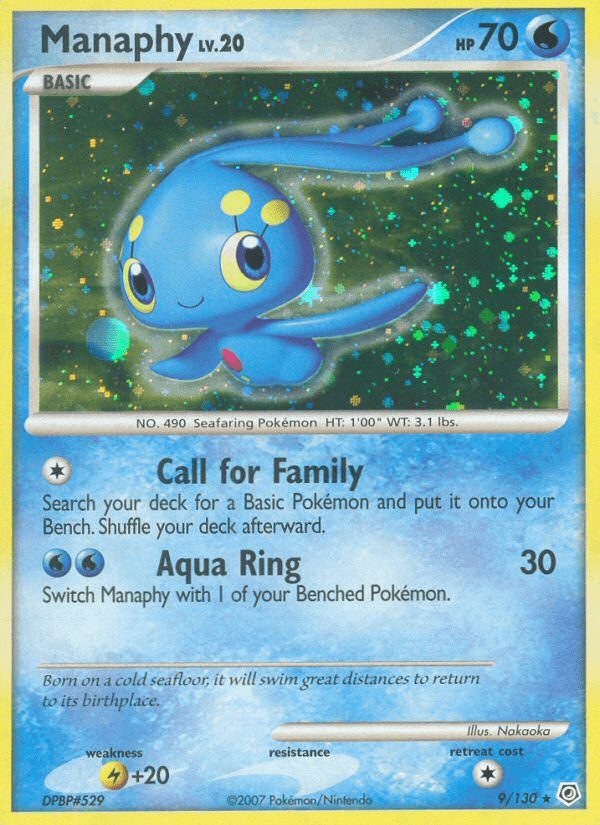Manaphy 2007 Pokemon Diamond & Pearl