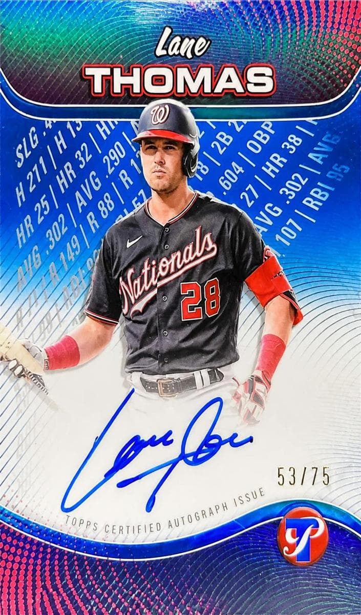 Lane Thomas 2024 topps Topps Pristine