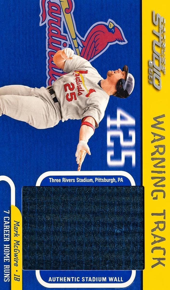 Mark McGwire 2001 panini Donruss Studio